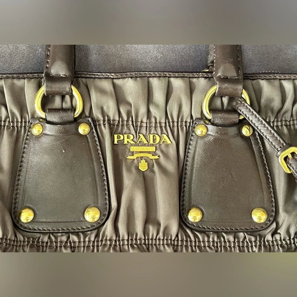 Prada Tessuto Nylon Gaufre Tote Bag - Picture 3 of 16